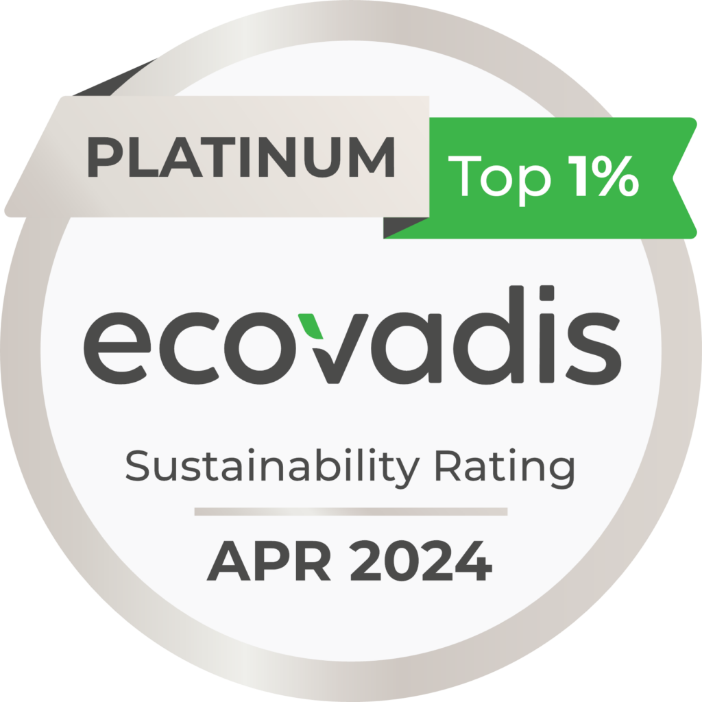Platinum award for Ecovadis